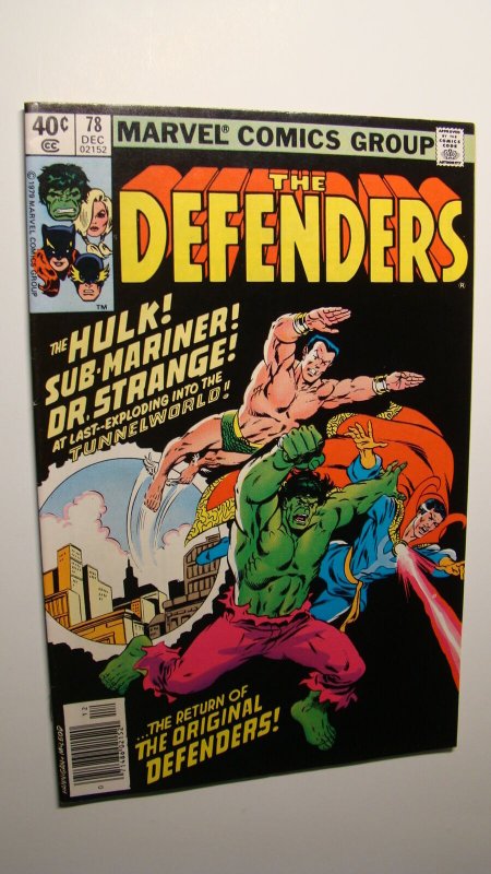 DEFENDERS 78 *HIGH GRADE* ORIGINAL DEFENDERS HELLCAT HULK NIGHTHAWK VALKYRIE 