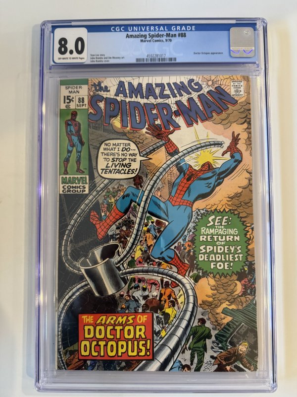Amazing Spider-Man # 88 CGC  8.0 (1970)
