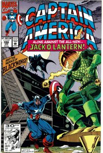 Captain America #396  1st new Jack O' Lantern  NM-