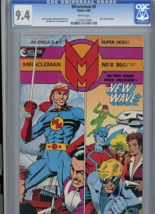 Miracleman 8  CGC 9.4  1986