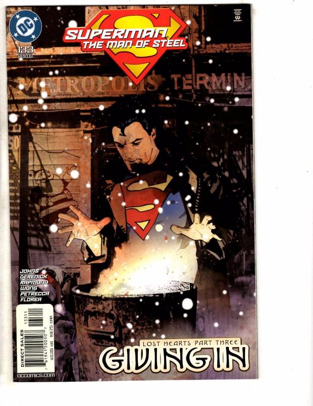 9 Superman Man Of Steel DC Comic Books #126 127 128 129 130 131 132 133 134 J214