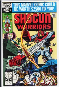 Shogun Warriors #20 (1980) The Shogun Warriors