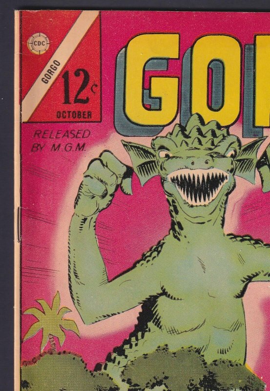 Gorgo #15 4.5 VG+ Charlton Comic - Oct 1963