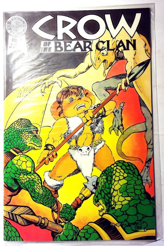 Crow of the Bear Clan #1 (1986) Blackthorne Publishing 1st Print Comic Book
