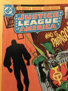 JUSTICE LEAGUE OF AMERICA #224 : DC 3/84 Fn/VF; Paragon, He-Man ad on back cv.