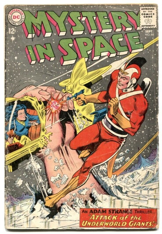 Mystery In Space #86 1963- ADAM STRANGE-  Silver Age G/VG