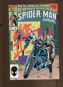 Spectacular Spider-Man Annual #6 - Joe Rubinstein Cover Art. (7.0) 1986