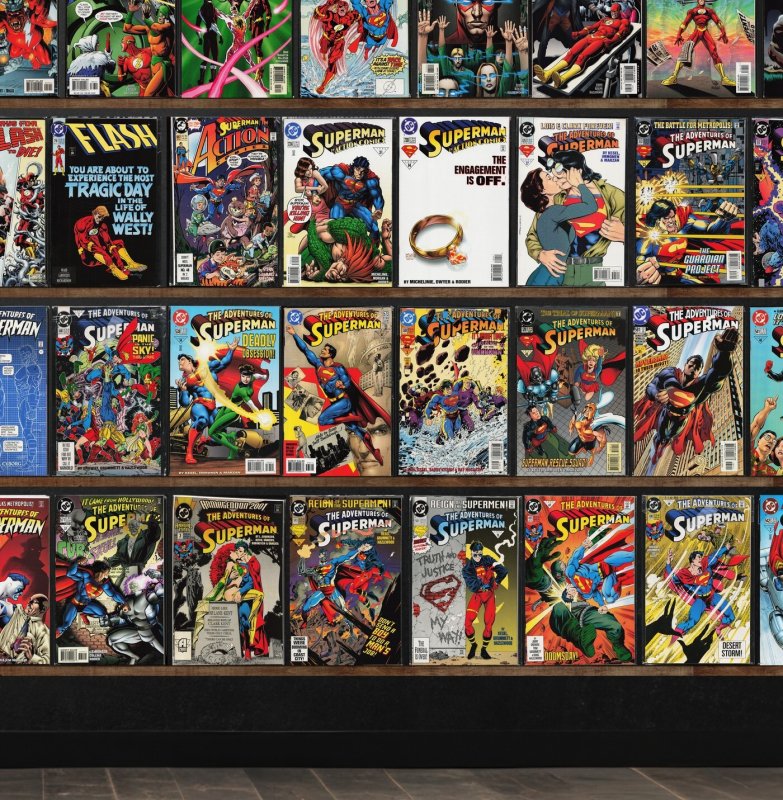 Huge Lot 150+ Comics with Action Comics, Adventures Of Superman & More!