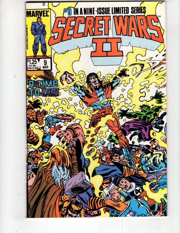 Secret Wars II #9 (VF/NM) THE BEYONDER vs The Marvel Universe !!! / ID#370