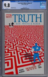 TRUTH RED WHITE & BLACK #7 CGC 9.8