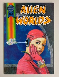 Alien Worlds #1 Paperback 1986 Bruce Jones William F. Nolan 