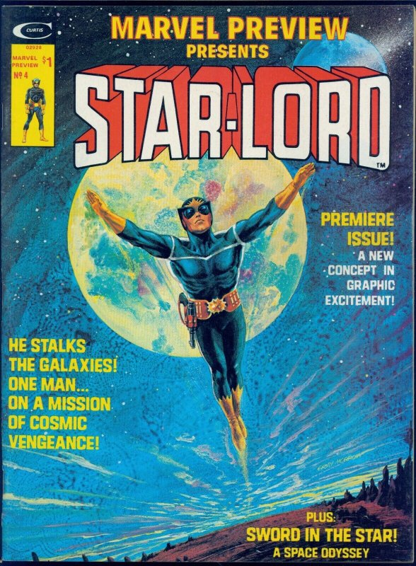 Marvel Preview #4 1st Star-Lord Super RARE Double Cover Error! Nice!