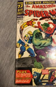 The Amazing Spider-Man 3 King Size Special Incredible Hulk, Avengers Doc Octopus