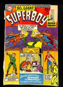 Superboy #129 Origin of Mon-El! Silver Age! 80 page Giant!