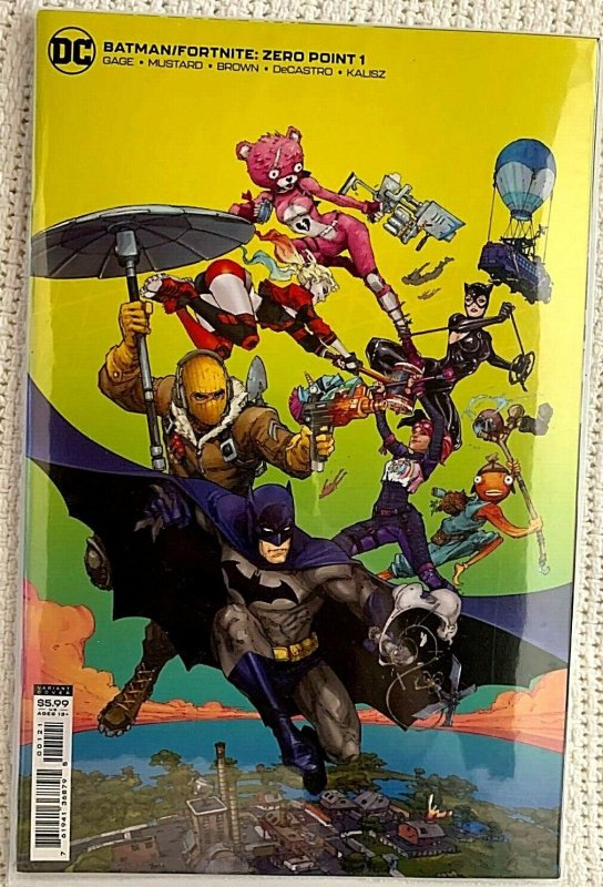 ?HOT BOOK~DC~BATMAN FORTNITE ZERO POINT #1~Cover A,B,C FIRST PRINT Sealed Set?