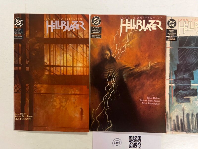 3 Hell Blazer DC Comic Books # 14 15 16 Superman Flash Batman Robin 4 JS66