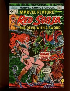 (1976) Marvel Feature #3 - RED SONJA - BALEK LIVES! (7.0)