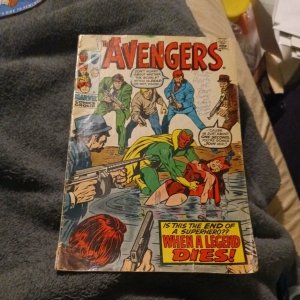 The Avengers #81 (Oct 1970, Marvel) vision and scarlet witch cover