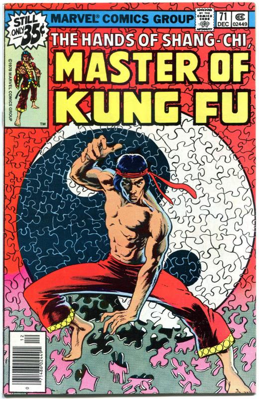 MASTER of KUNG-FU #71 72 73 74 75, VF+, 1974, 5 issues, more BRONZE AGE in store