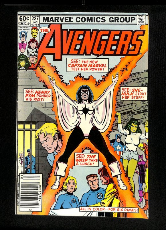 Avengers #227 Monica Rambeau joins!