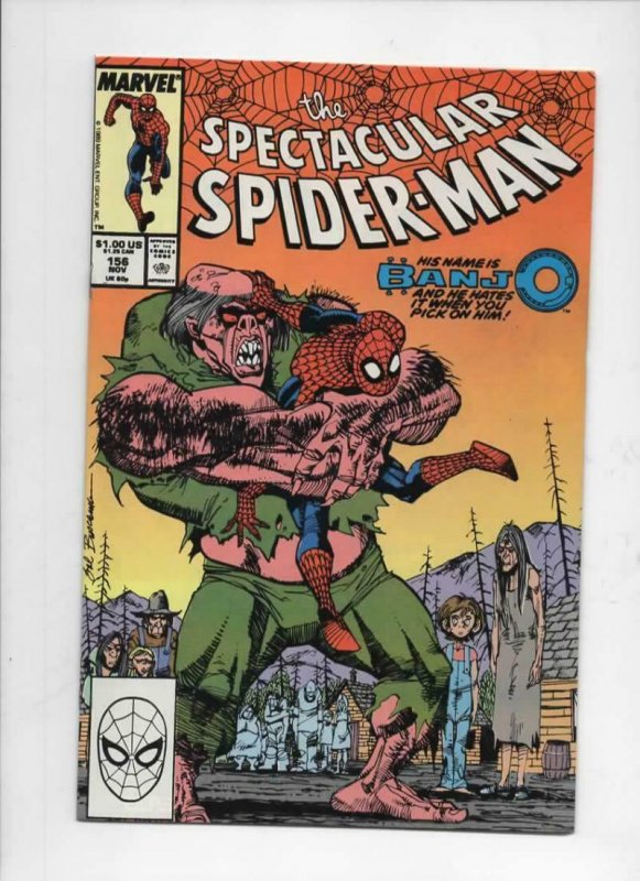 Peter Parker SPECTACULAR SPIDER-MAN #156 VF, Banjo 1976 1989 more in store