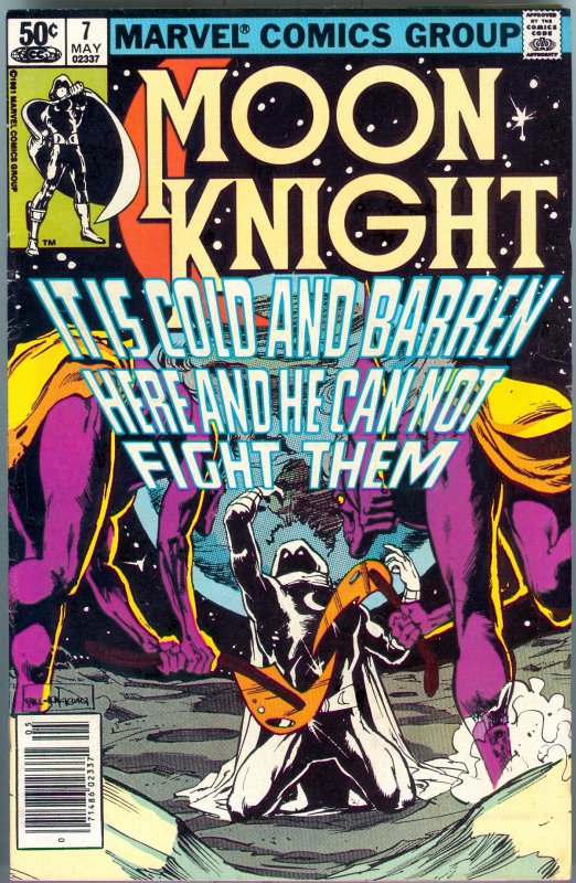 Moon Knight #3  4  5 & 7 (1981) Lot of 4 Issues