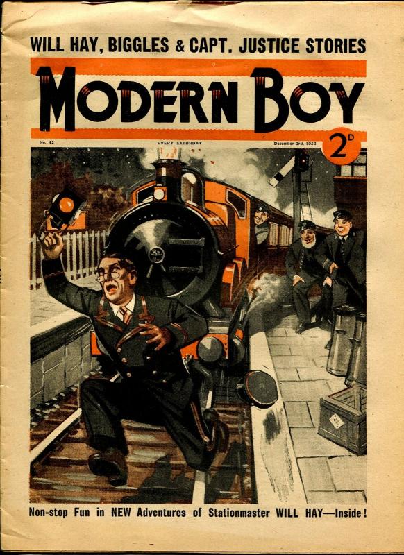 Modern Boy 12/3/1938-U.K. published-dime novel-classic cover-VG