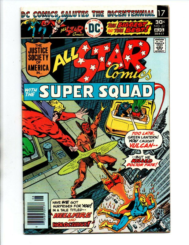 All Star Comics #61 newsstand - Wally Wood - Power Girl - JSA - 1976 - FN/VF