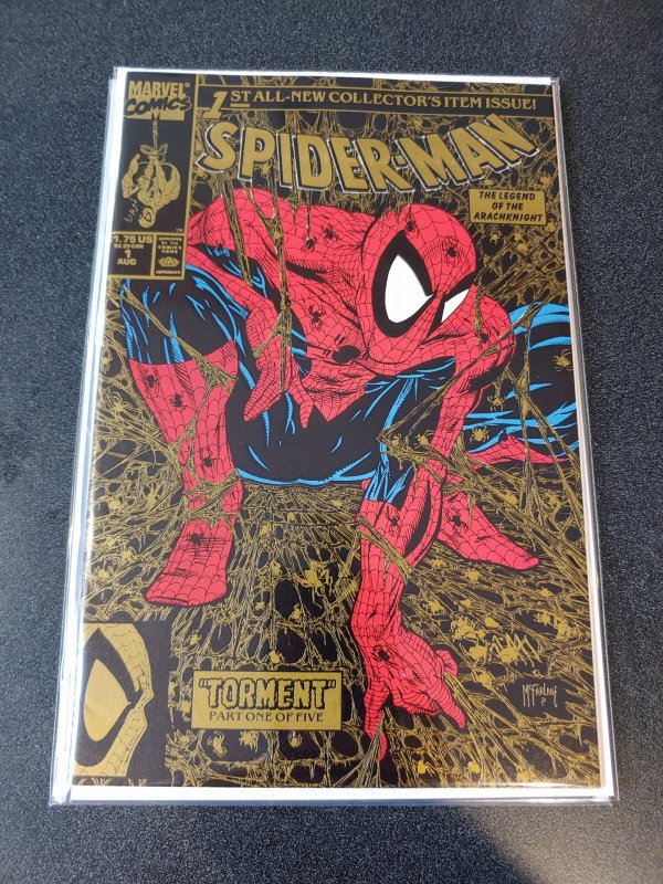 SPIDER-MAN #1 GOLD VARIANT TODD MCFARLANE