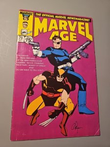1989 Fan Mag Marvel Age 79 Wolverine Nick Fury Nightmare Elm St Good Read