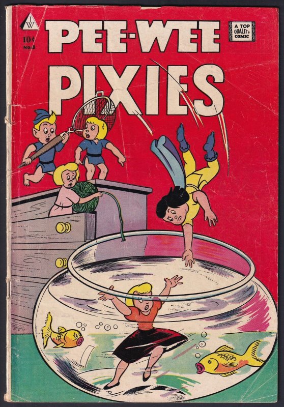 Pee Wee Pixies 8 (1958) GD+ Silver Age IW comic