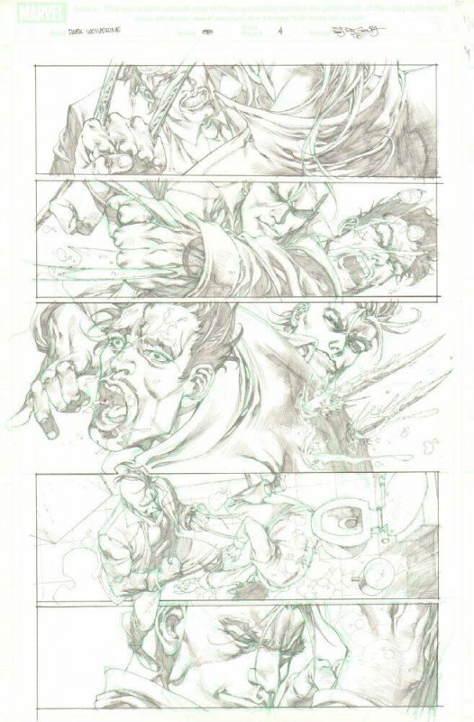 Dark Wolverine #88 p.4 - Daken Kills - 2010 art by Stephen Segovia  