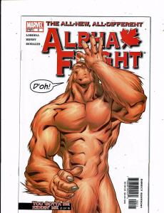 Lot of 4 Alpha Flight Marvel Comic Books #1 2 4 9 MS11