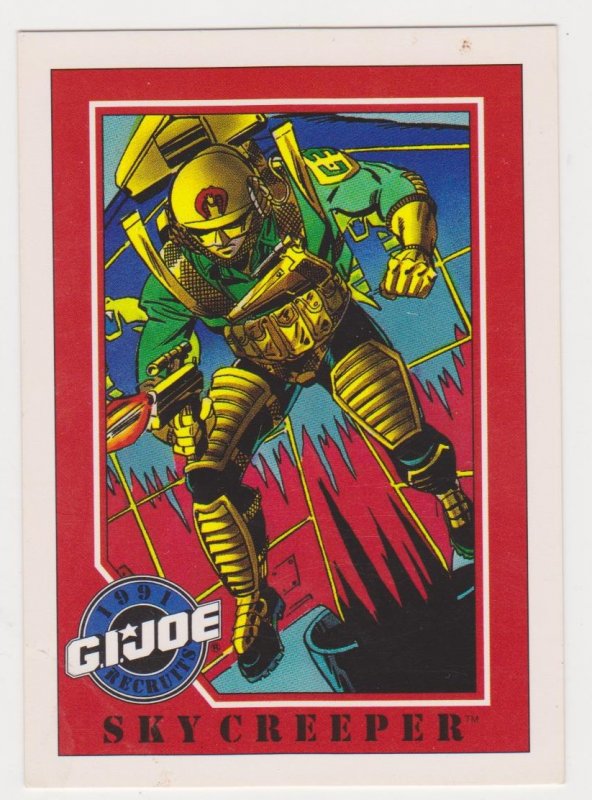 1991 Impel G.I. Joe Card #119 Skycreeper