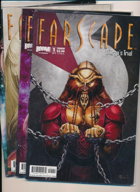 FARSCAPE D'ARGOs Trial #1A,1B,2A,3B 1-3(4 comics) BOOM Studios ~ NM 2009 (PF411)