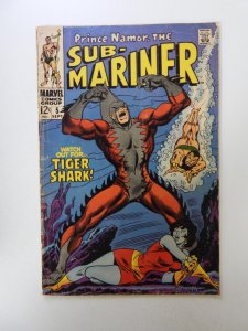 Sub-Mariner #5 (1968) 1st appearance of Tiger Shark GD/VG condition