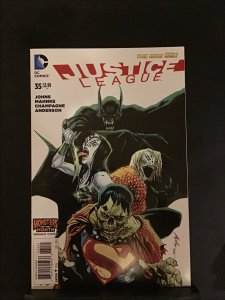 Justice League #35 Monster Cover (2014)