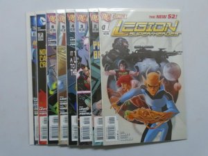 Legion of Super-Heroes (7th Series) #1-8 8.0 VF (2011)