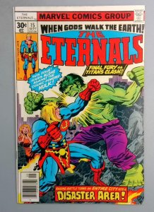 Eternals #15 FN- Hulk Marvel Comics, 1977 SN1
