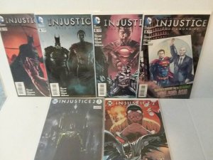 INJUSTICE # 5, 6 AND 8 + INJUSTICE II #1 - FREE SHIPPING!