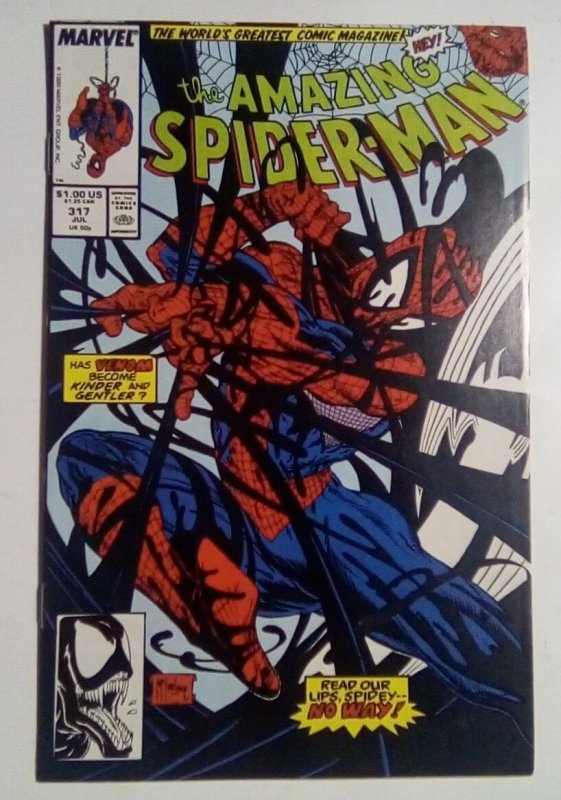 The Amazing Spider-Man #317 (1989) Todd McFarlane VENOM !!!!!!