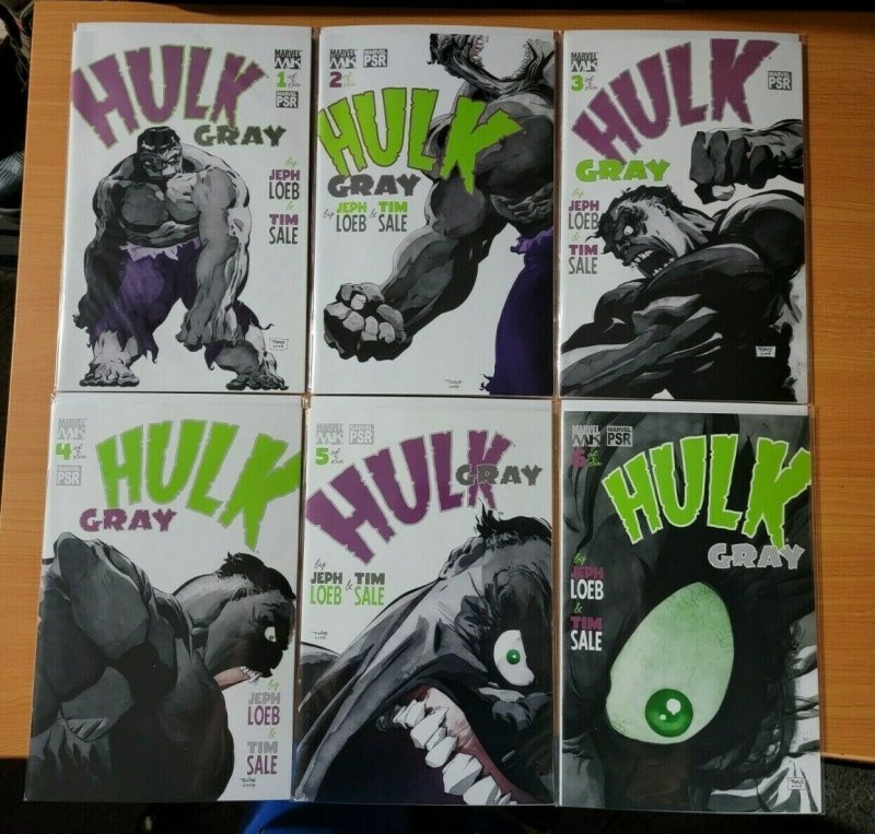 Hulk Gray 1-6 Complete Set Run! ~ NEAR MINT NM ~ 2003 Marvel Comics