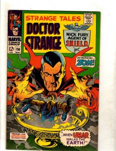 Strange Tales # 156 FN/VF Marvel Comic Book Dr Strange Nick Fury Shield JF11