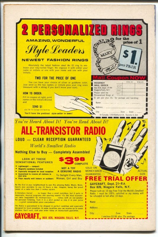 Secret Hearts #119 1967-DC-Reach For Happiness serial-VG