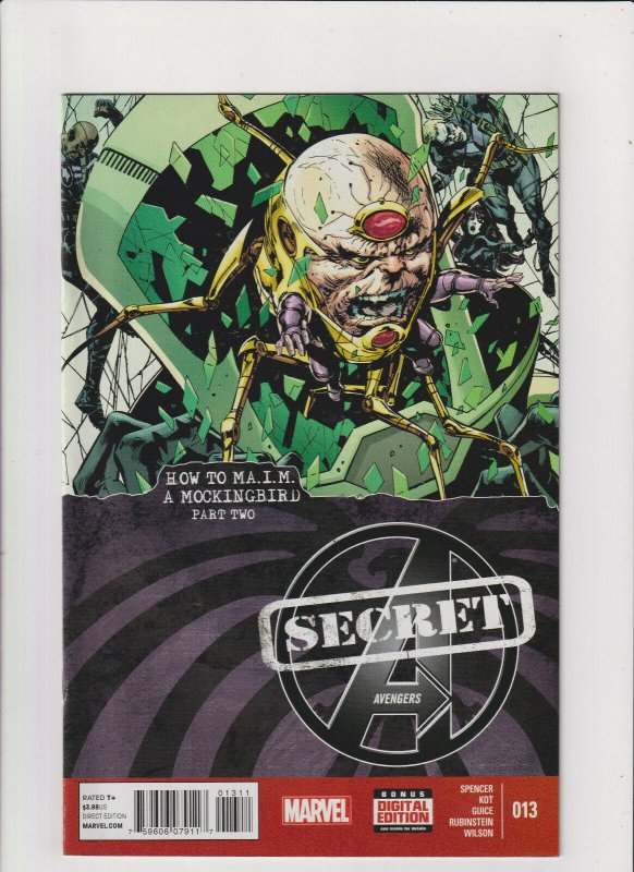 Secret Avengers #13 NM- 9.2 Marvel Comics 2014 Black Widow,Mockingbird