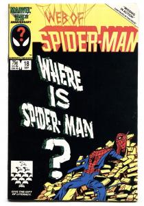 Web Of Spider-man #18 comic book Marvel Venom cameo VF-