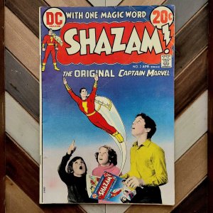 SHAZAM #2 VG (DC 1973) C.C. Beck Photo Art Cover ASTONISHING ARCH-ENEMY!