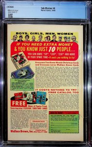 Sub-Mariner #6 (1968) - CGC 8.0 - Cert#4682360013