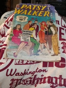 Patsy Walker #38 Good Girl Art Humor Golden Age Comic Book Al Jaffee Cover Only!