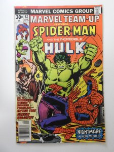 Marvel Team-Up #53 VG Condition! Moisture stain